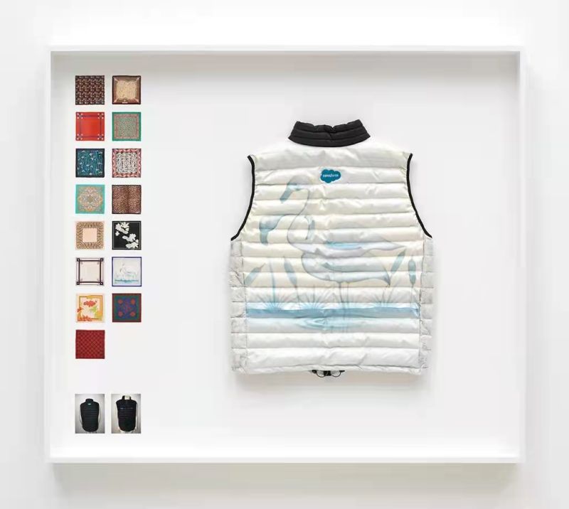 Patagonia睡袋和马甲
“保安虽模糊”展览现场，Altman Siegel画廊，2020